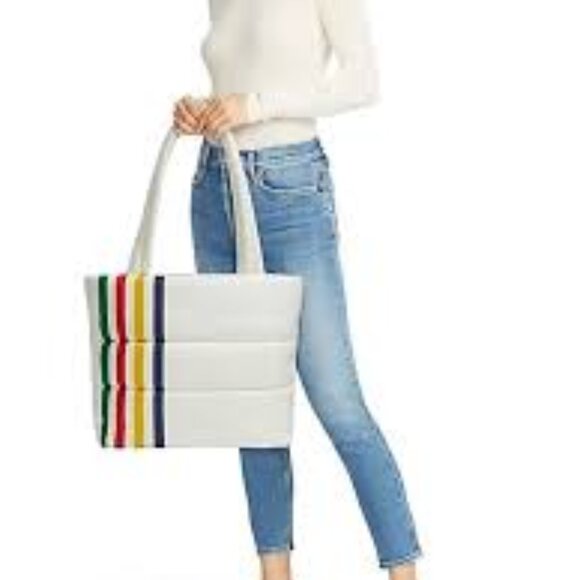 HBC Hudson's Bay Company Puffer Tote (NEW) - Picture 1 of 6